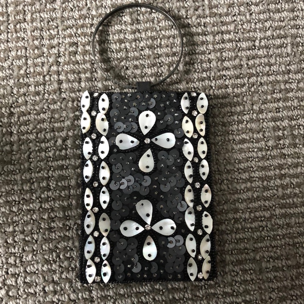 Sequined Wristlet